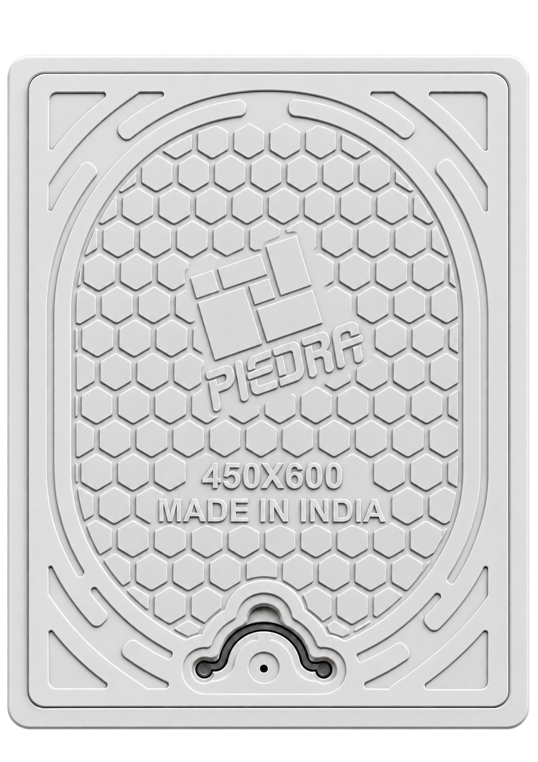 Embossed PIEDRA Honeycomb Access Cover