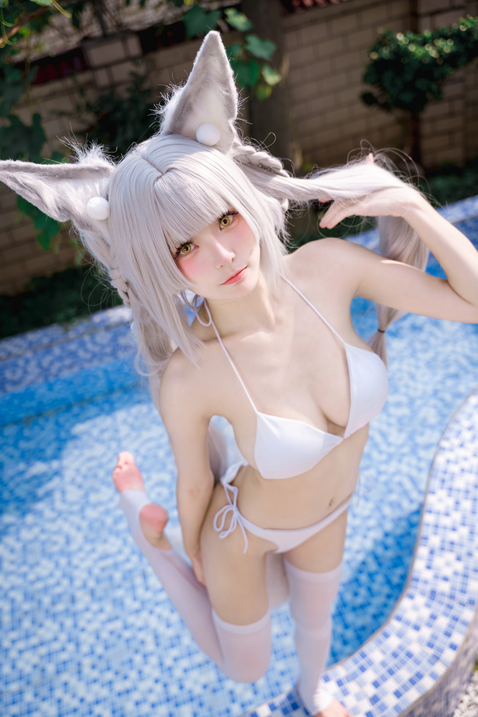 九柒喵 – 朝凪泳装 高质量泳装写真（29P-241.5M）夏日海边 Cos 系列插图9