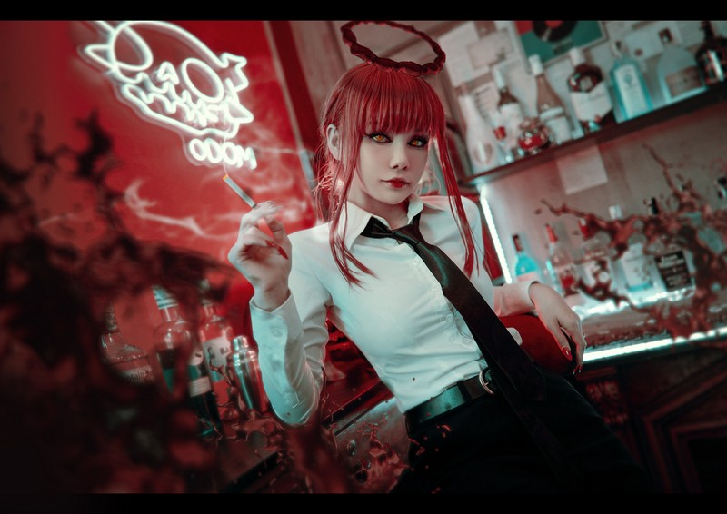 Joyce Lin2x Makima Cosplay Chainsaw Man 写真 47P插图7