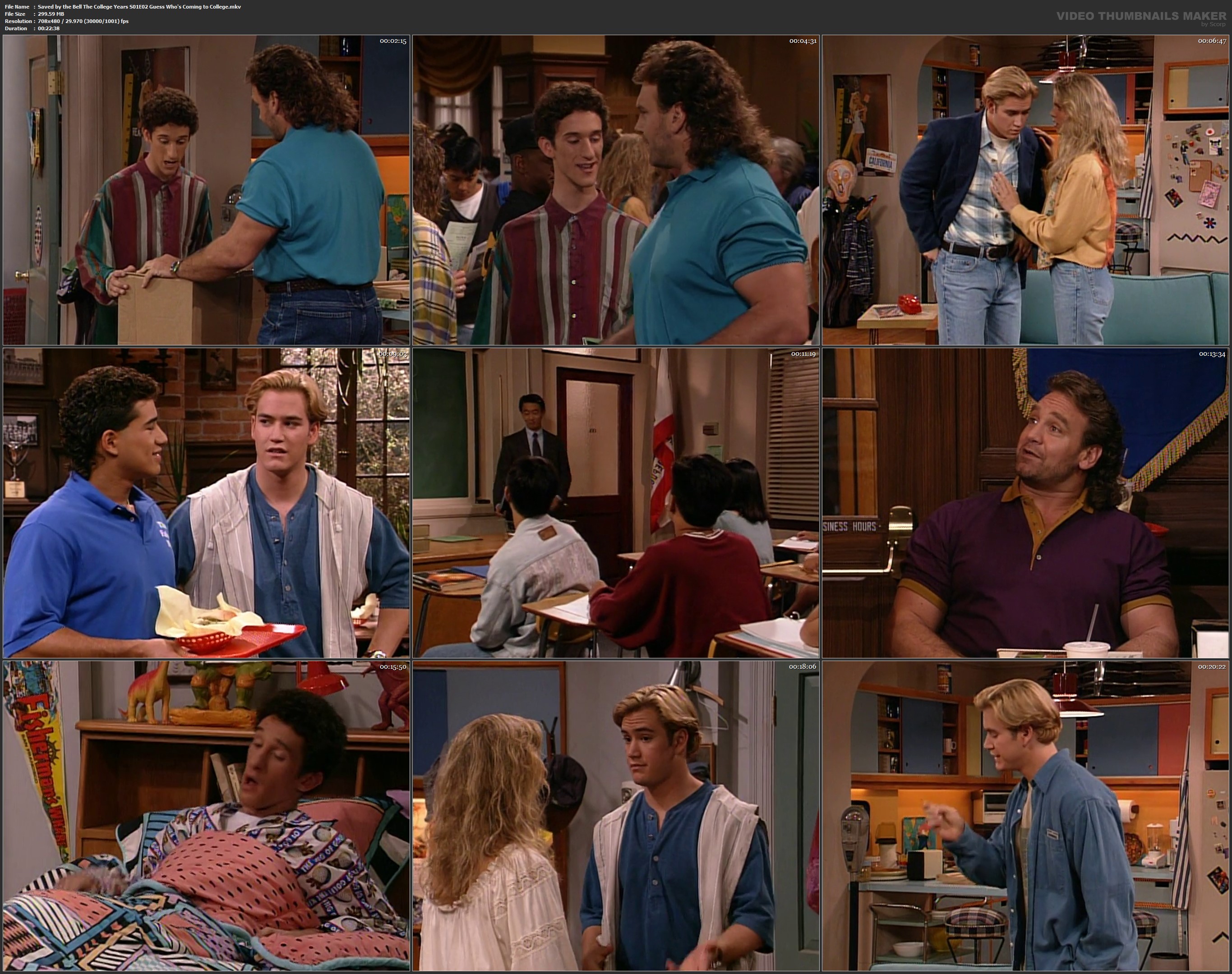 Saved by the bell the college years s01 e02 guess who s coming to
