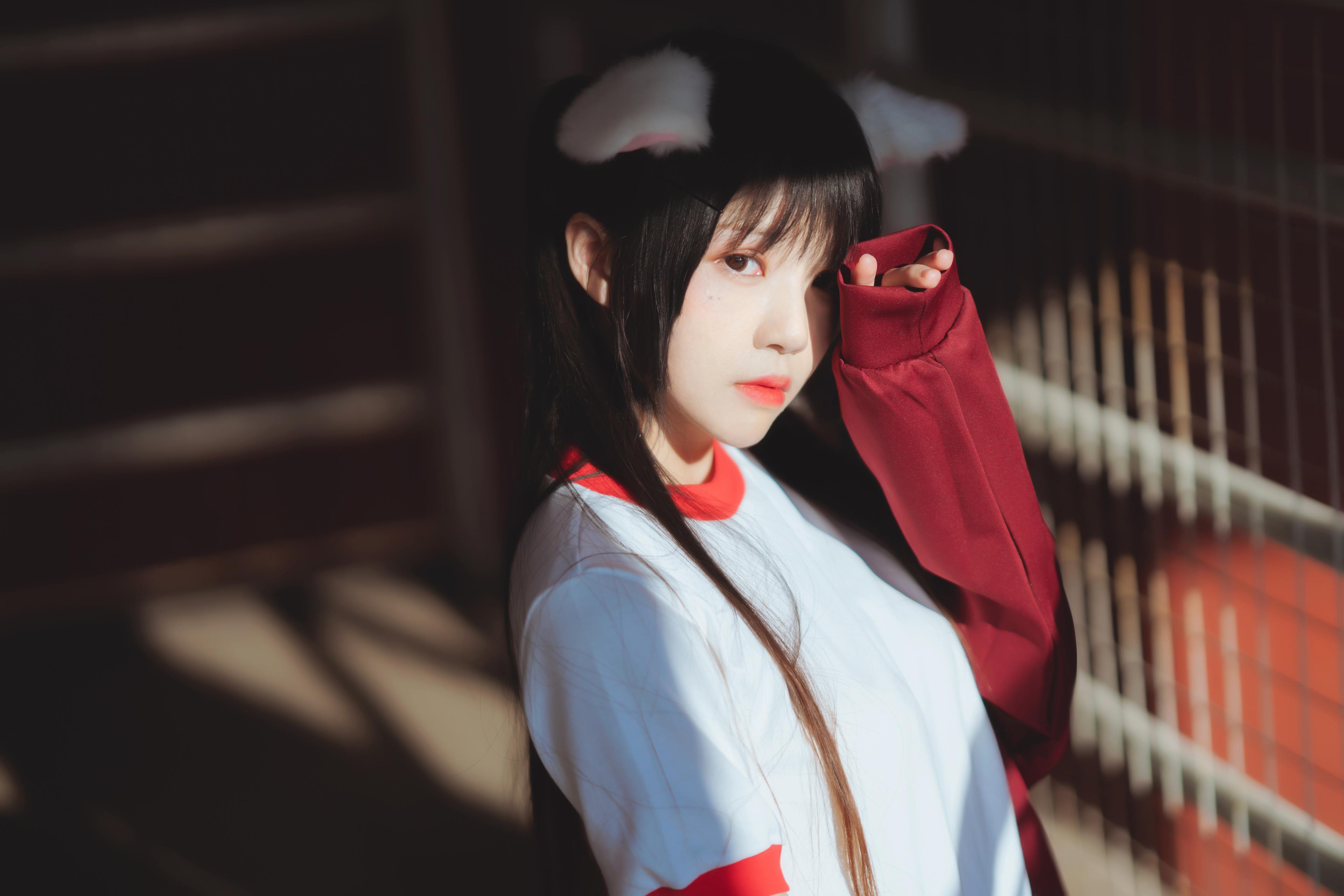 桜桃喵 NO.061 桜桃未熟2 红色体操服 3