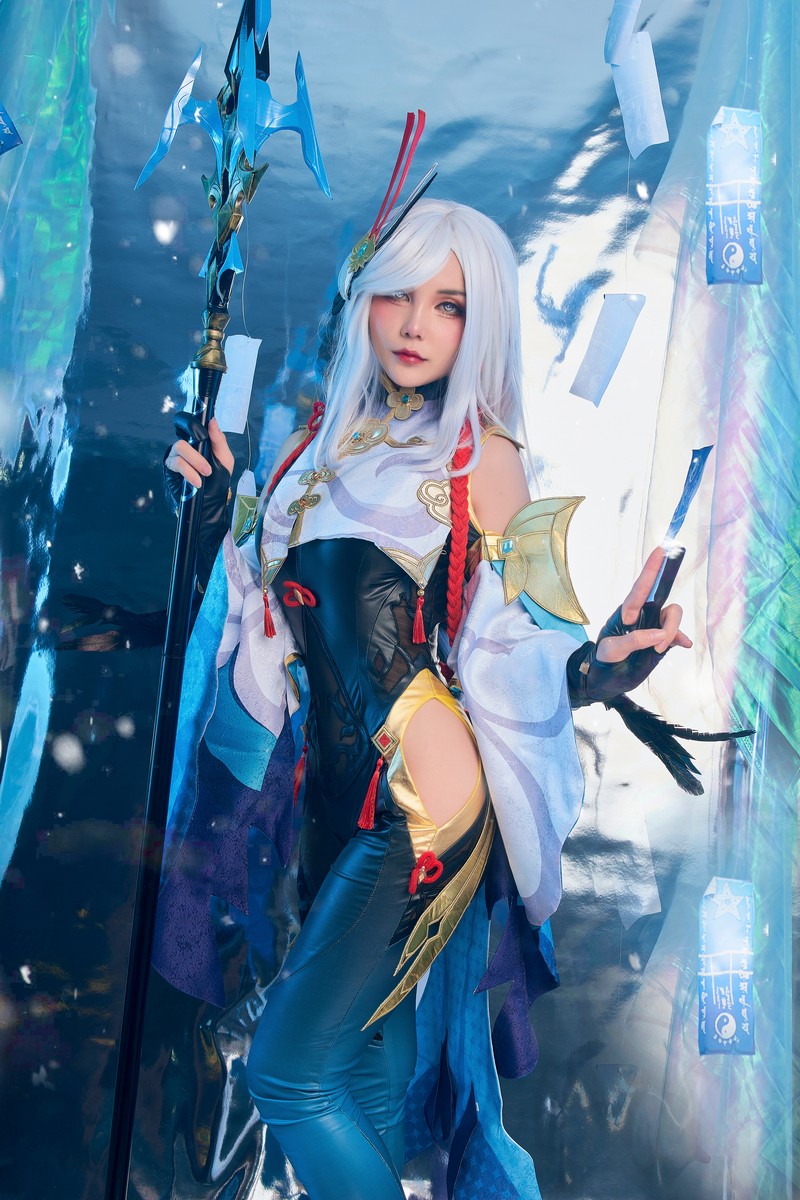 Joyce Lin2x Shenhe Cosplay Genshin Impact 写真集 89P