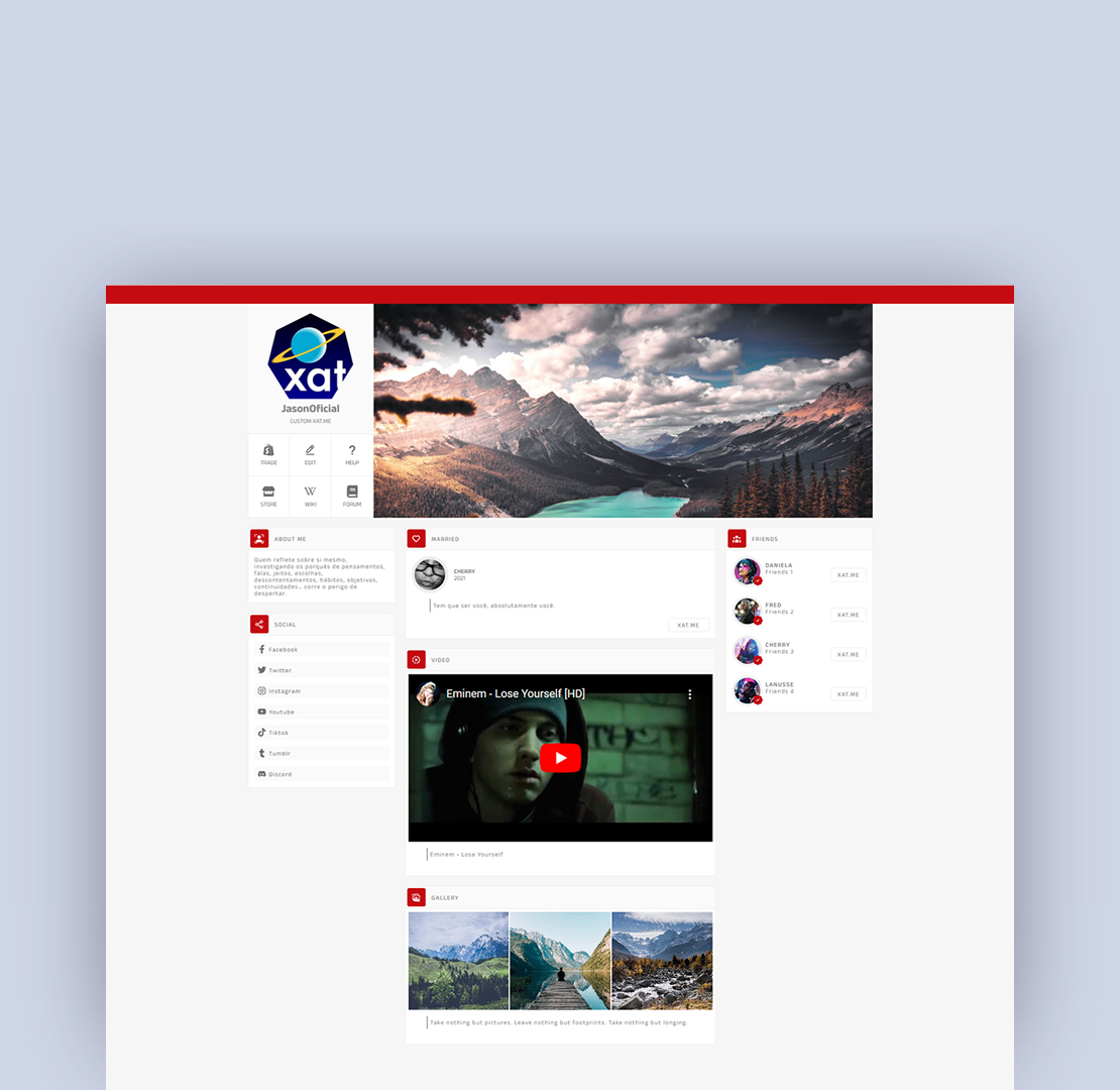 Xatspace With Image Gallery