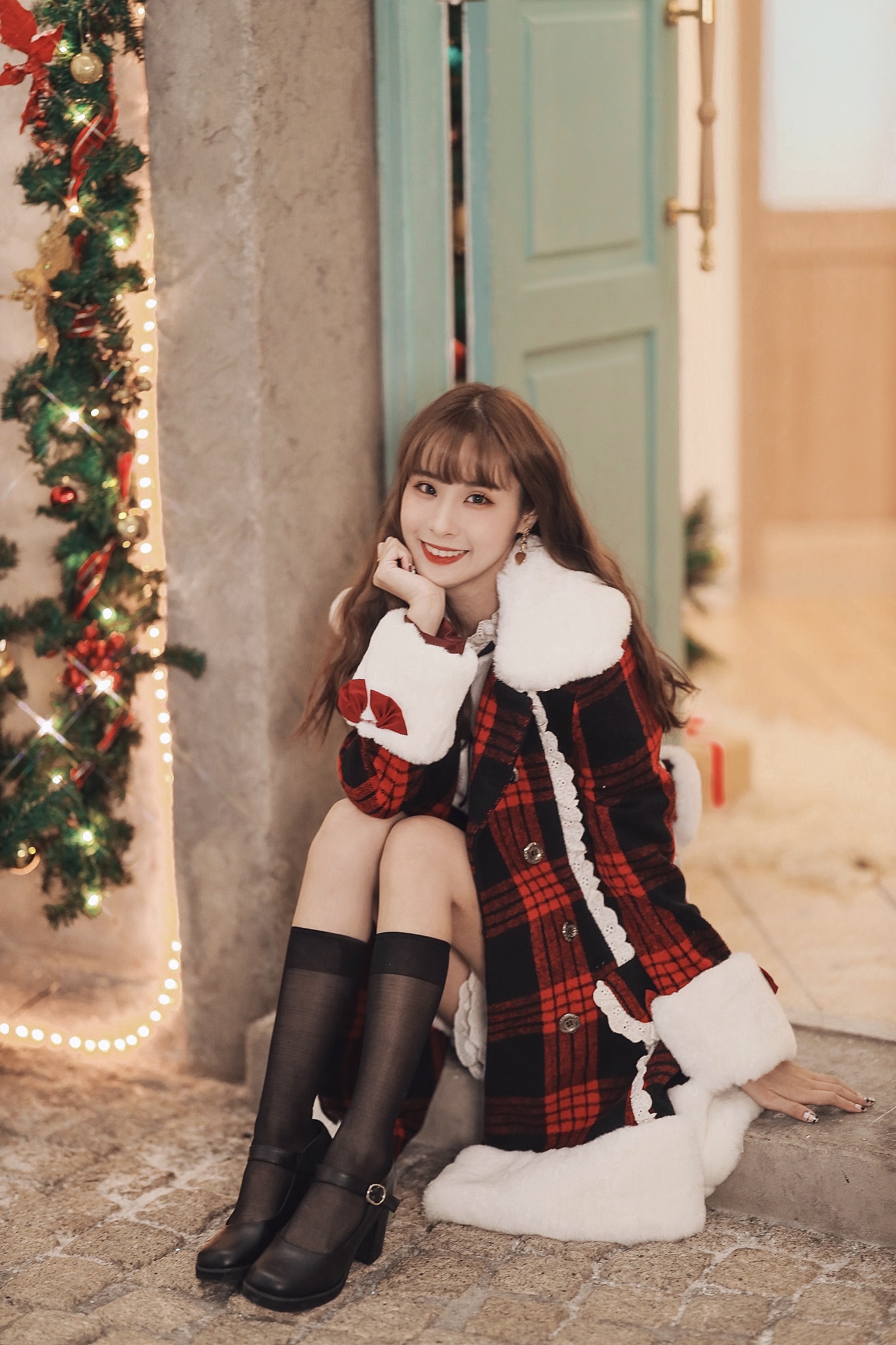 泥泥汝 圣诞主题 A 写真图集｜节日风格高清摄影（50P｜192MB）插图9