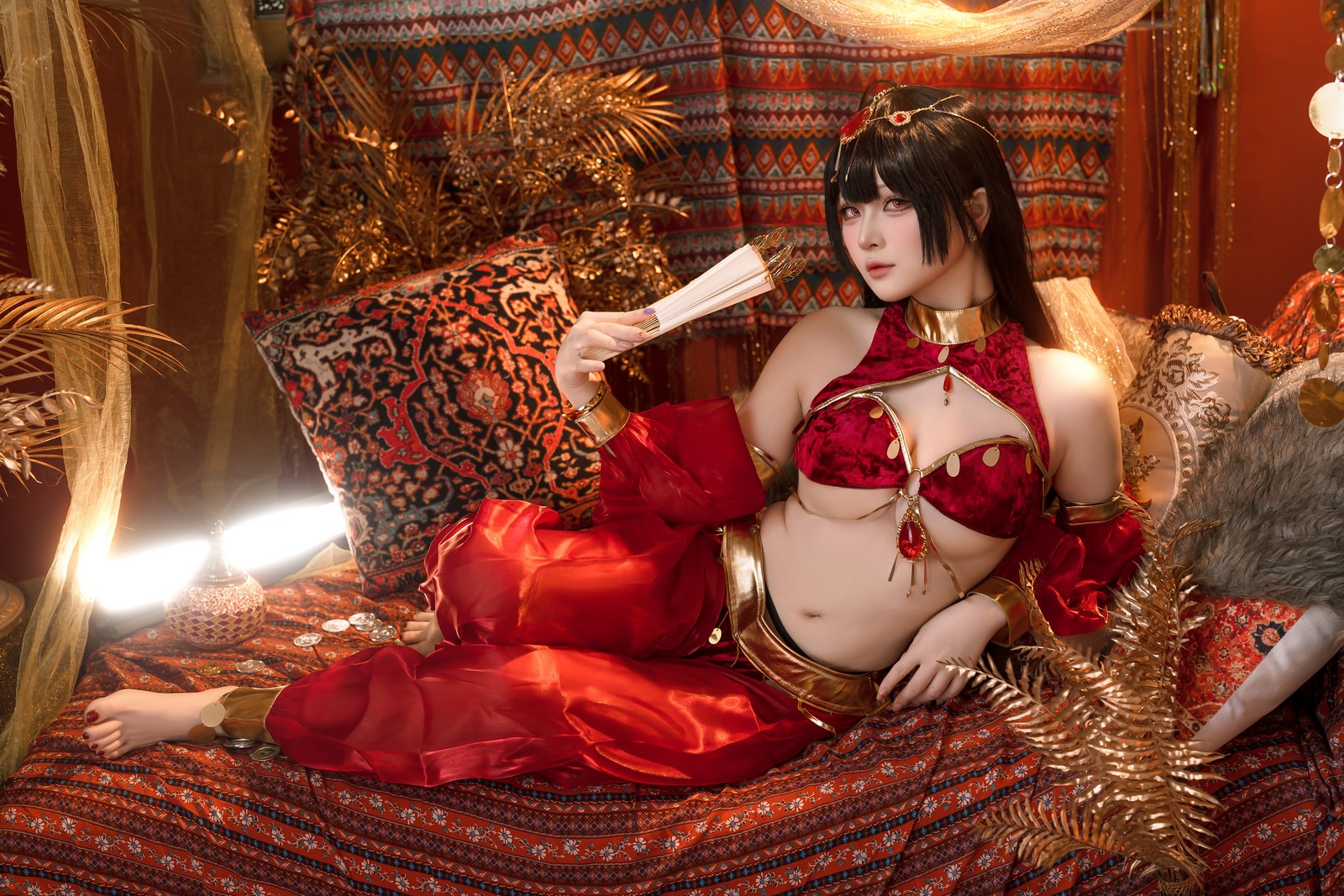 屿鱼 Yuyu 大凤 舞娘 新年特典 Cosplay 写真集（50P｜449MB）插图2