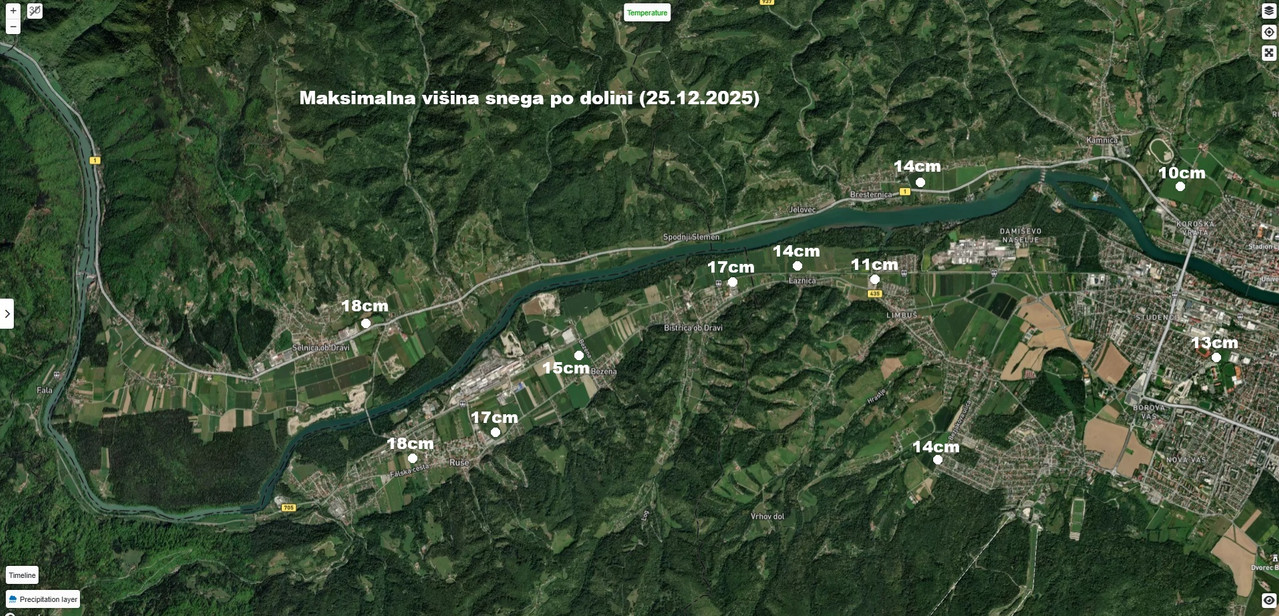 Max snow (25 12 2025)