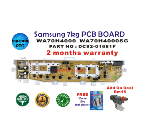 Samsung WA70H4000 WA70H4000SG 7KG Washing Machine PCB Board