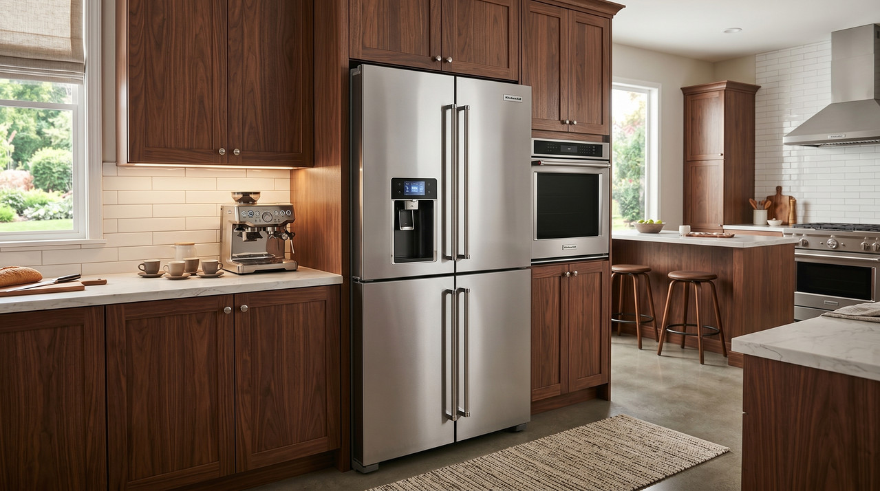 Refrigerador KitchenAid KRQC736RPS 4 Puertas French Door
