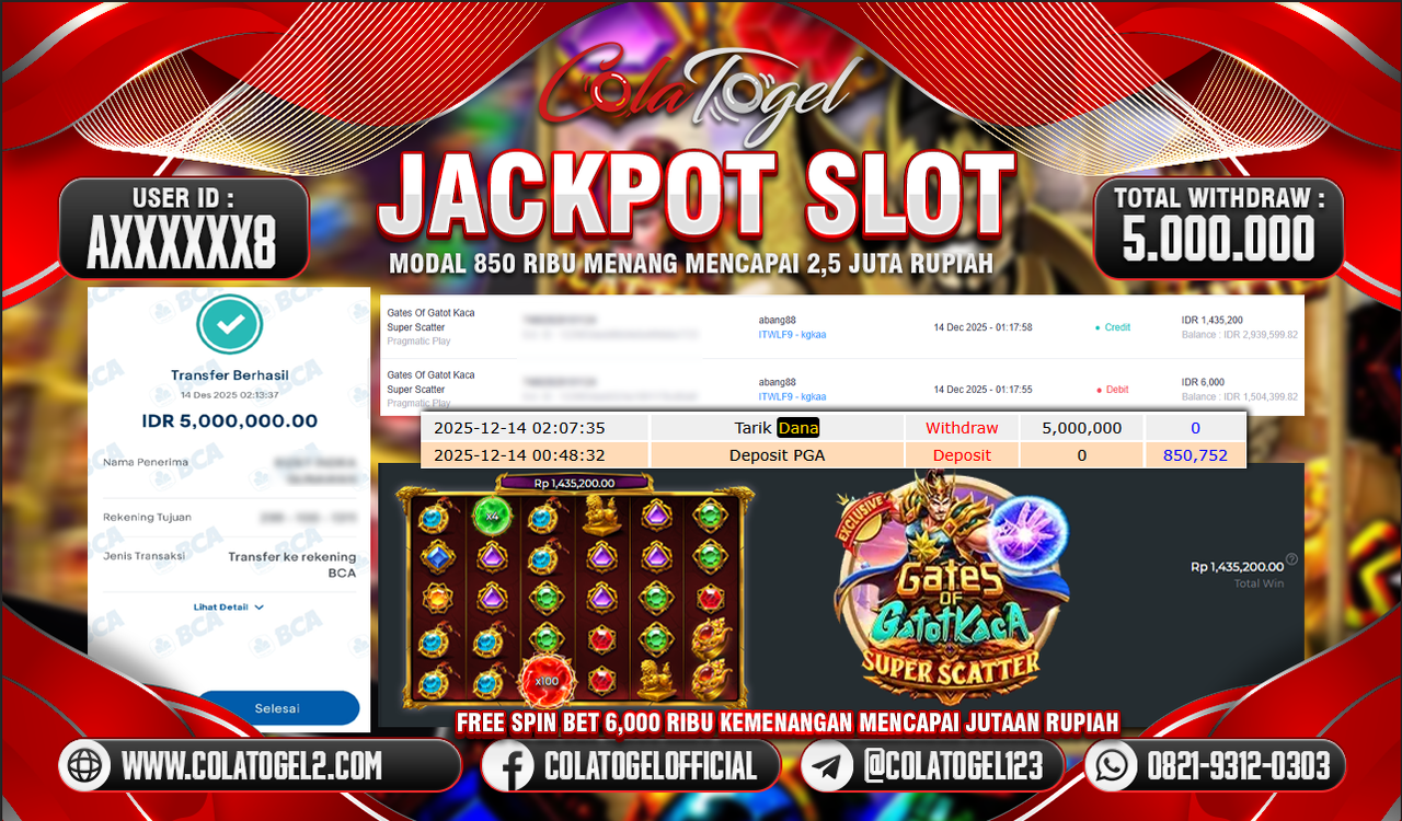 JACKPOT SLOT GACOR!!