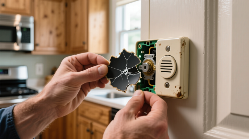 Замена мембраны в кухонном звонке