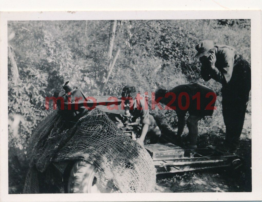 Foto, Wehrmacht, Infanteregeschütz, Schlacht um Monte Cassino 1944