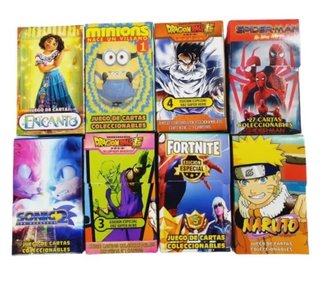 NAIPE CARTA PERSONAJES SURT CAJA ANCHA