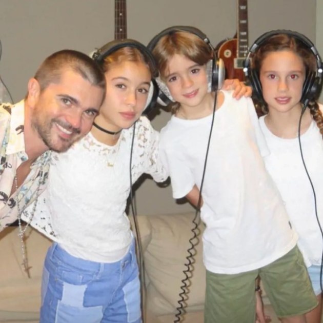 Juanes y sus hijos