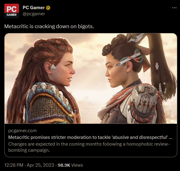 Metacritic Responds to Horizon Forbidden West DLC Review Bombing