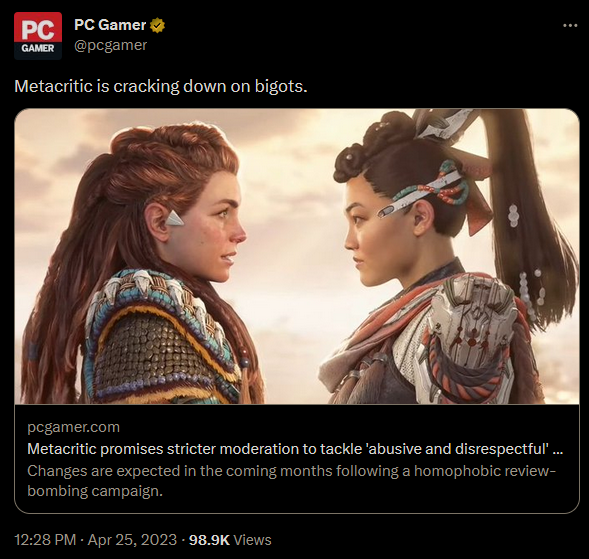 Metacritic to introduce stricter moderation due to Horizon Forbidden West  Burning Shores review bombing