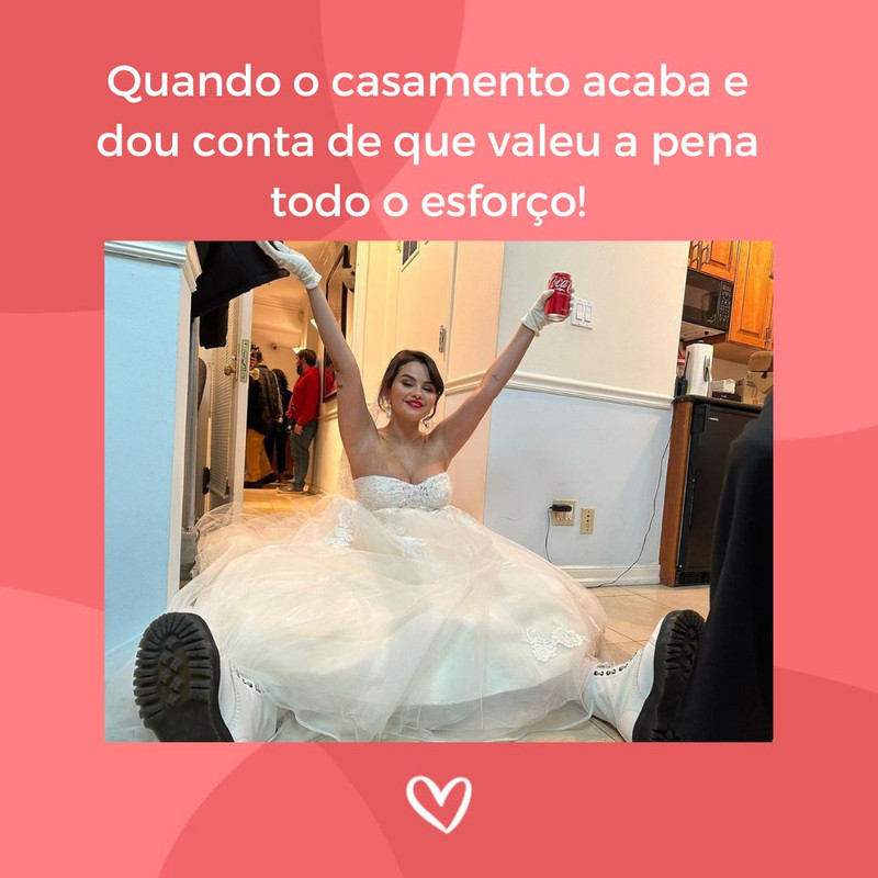 Do stress ao dia mais inesquecível 🥰 Como vão estar no final? 1