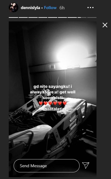 Unggahan Dennis Lyla mengenai kondisi Thalita Latief 