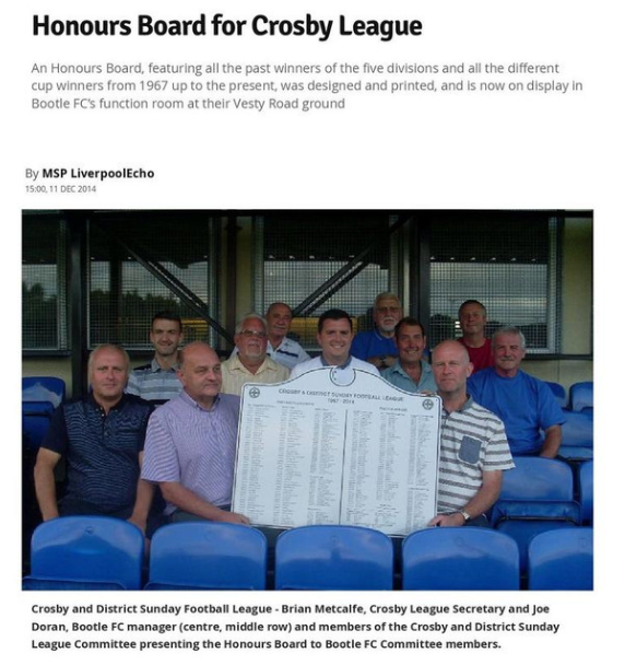 Crosby and District Sunday Football League. (3)