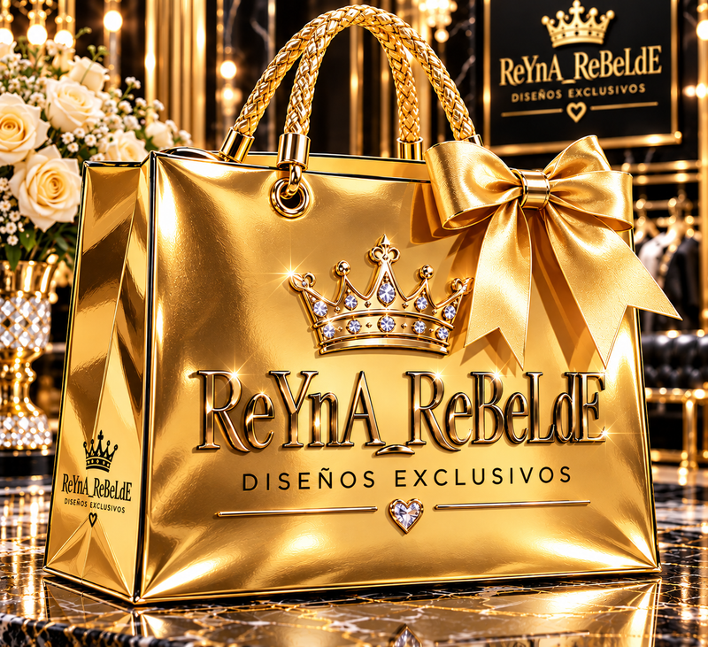 Bolso-dorado-de-lujo-Re-Yn-A-Re-Be-Ld-E