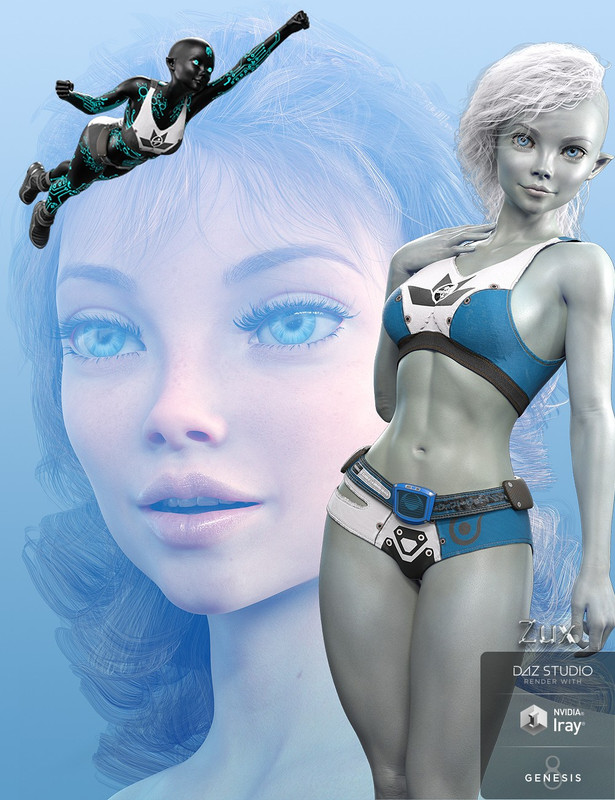 Zux for Genesis 8 Female Zux for Genesis 8 Female