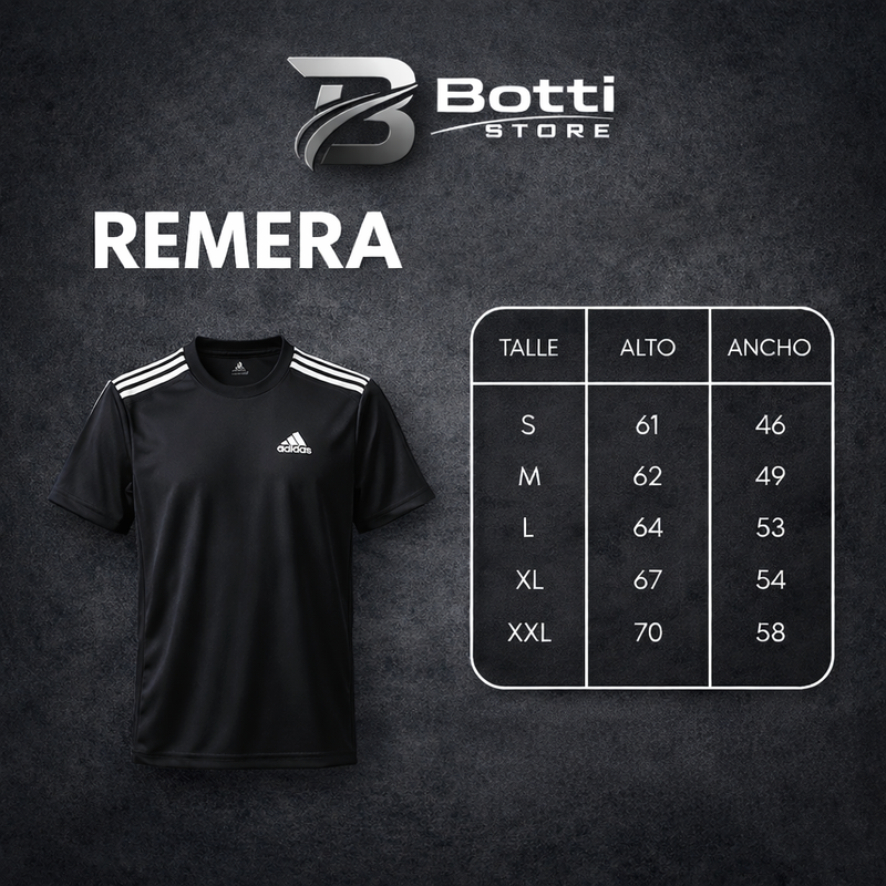 Tabla de Talles Remera