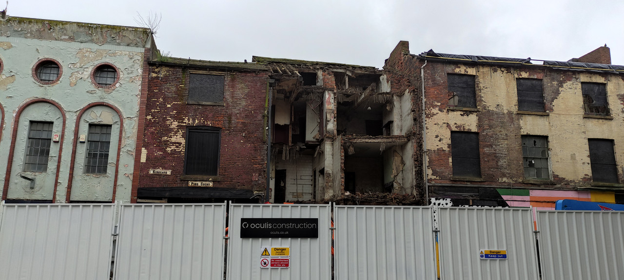 Collapsed Old House on Kirkgate (phone pics) 22-4-24 (5)