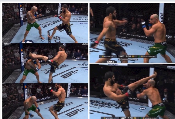 Ислам Махачев нокаутира Волкановски с хай кик в 1-вия рунд