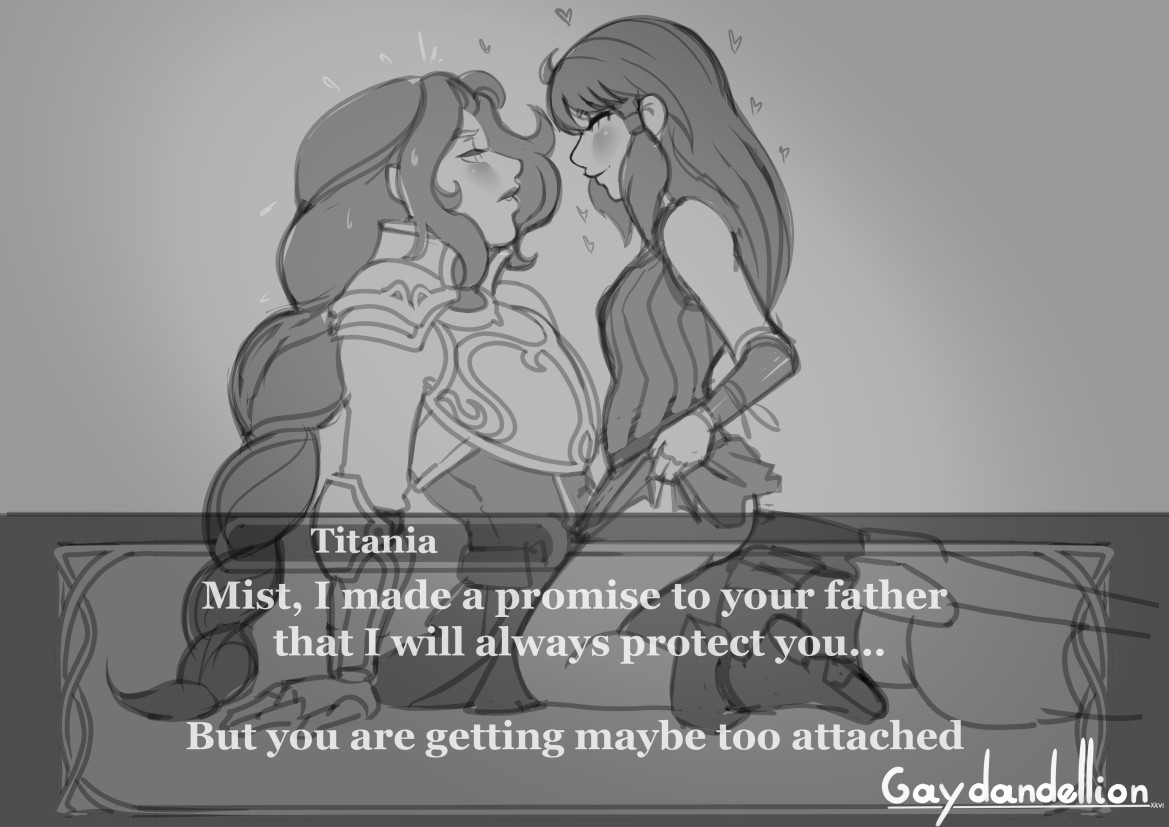 Titania and Mist by GayDandellion