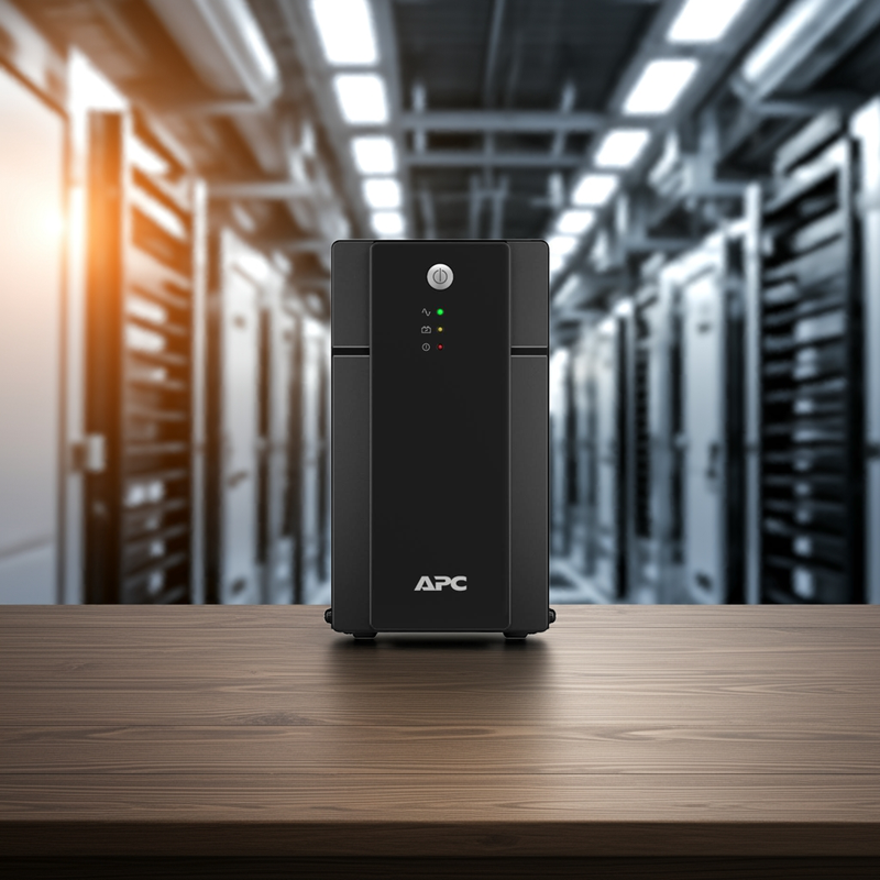 Nobreak APC Back-UPS com seu design moderno e compacto
