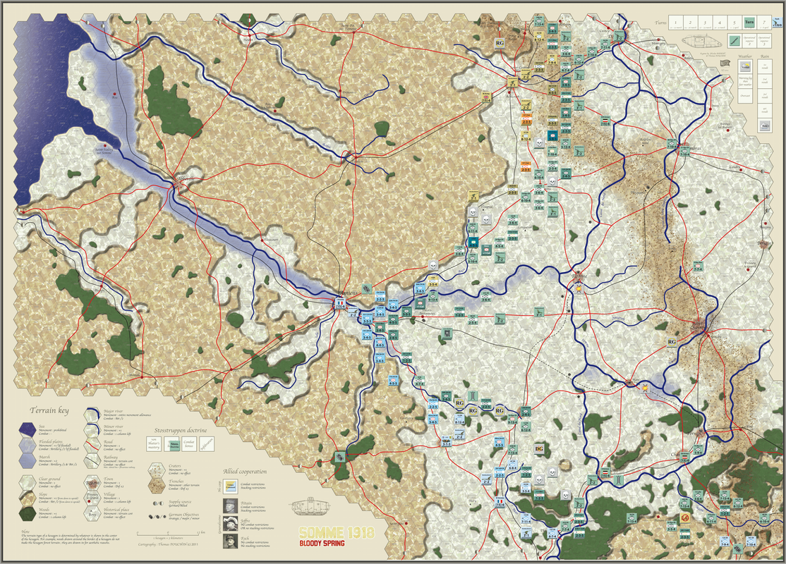 Somme 1918Map