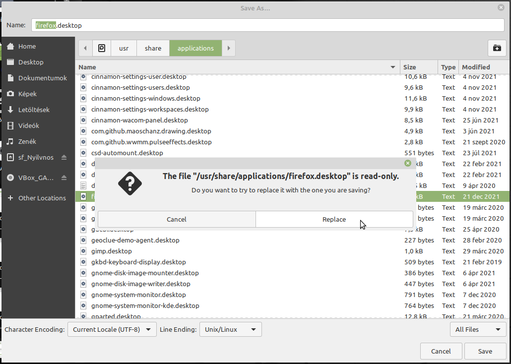 Cinnamon Menüszerkesztő (cinnamon-menu-editor)_04