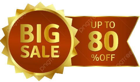 Descuento del 80%