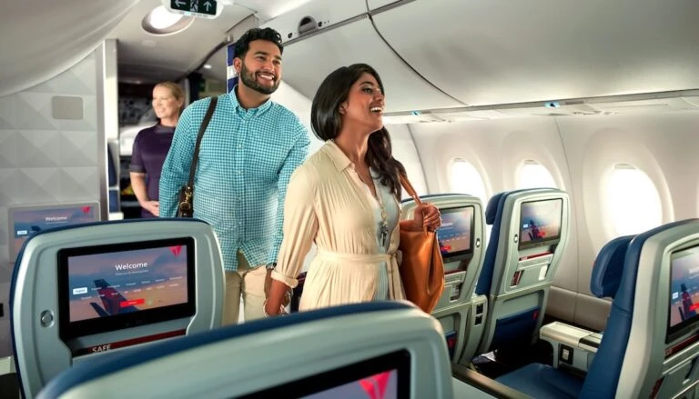 Delta Sky Priority boarding lane