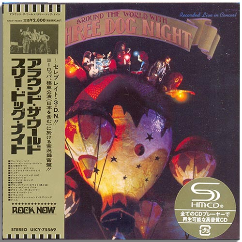 Three Dog Night - Around The World With Three Dog Night [Japan Ed. 2LP on 1CD. Live] (1973)