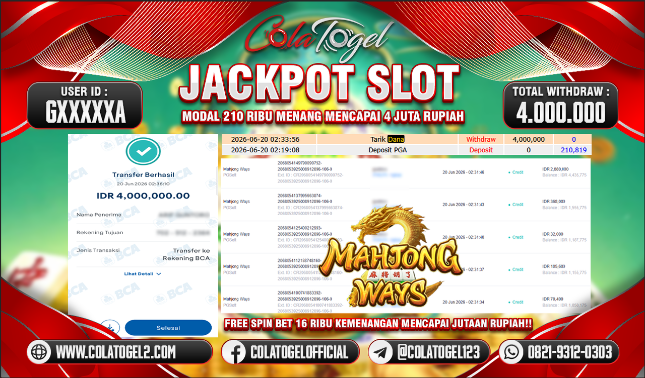 JACKPOT SLOT GACOR!!