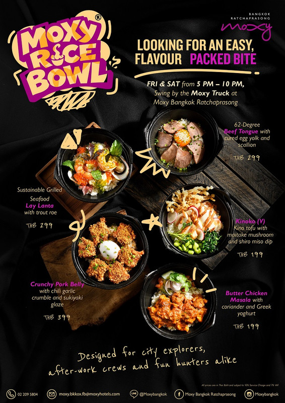 L Moxy Bangkok Rice Bowl