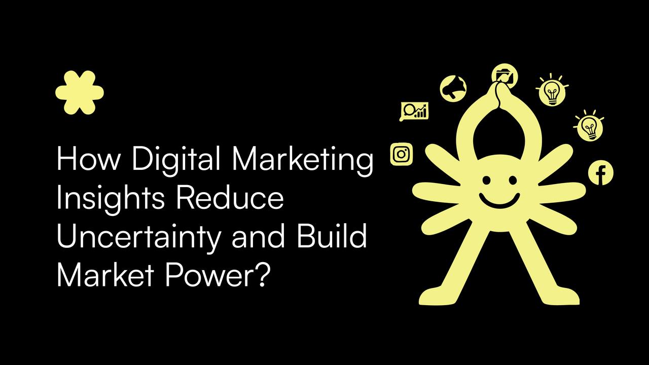 How Digital Marketing Insights Reduce Uncertainty and Build Market Power?