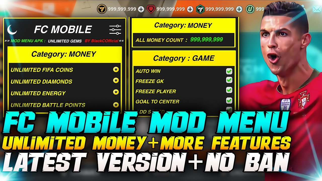 FC Mobile 25 Mod Interface