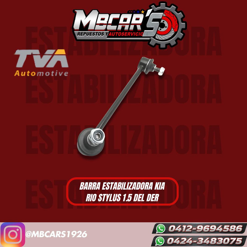 BARRA ESTABILIZADORA KIA RIO STYLUS 1.5  DEL DER