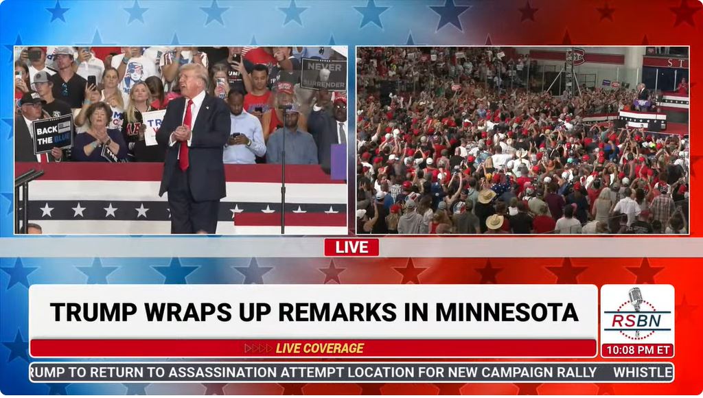 LIVE: President Trump and JD Vance Hold a Rally in St. Cloud, Minnesota ...