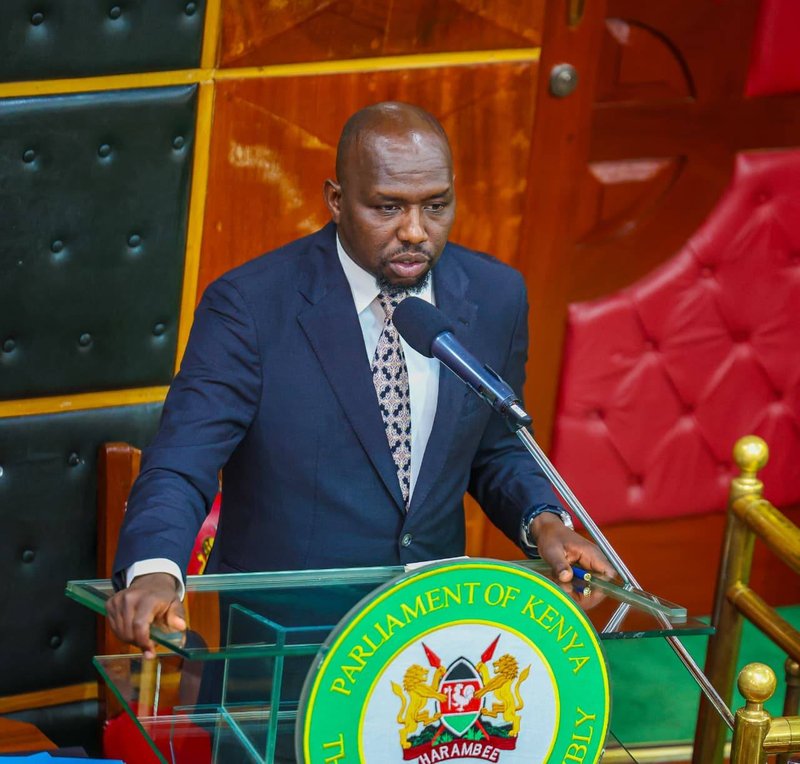CS Murkomen addressing parliament about BBC documentary