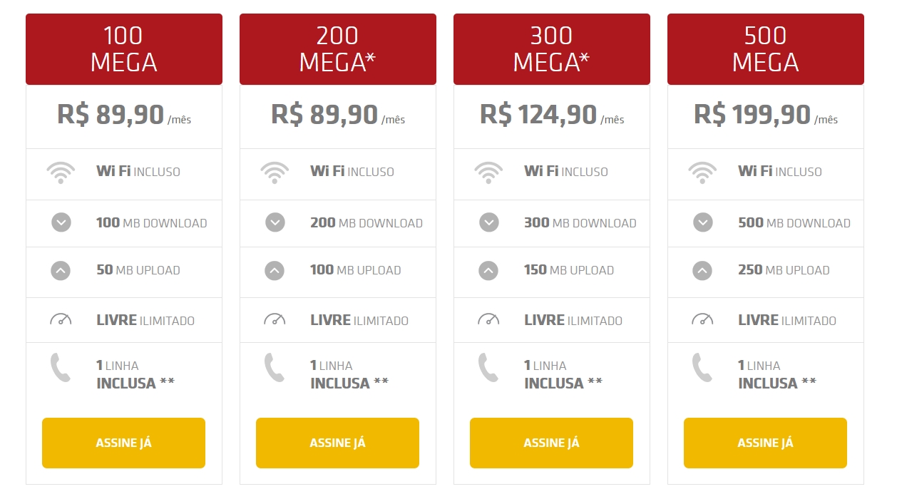 Desktop  Planos de Internet 100% Fibra Óptica em SP