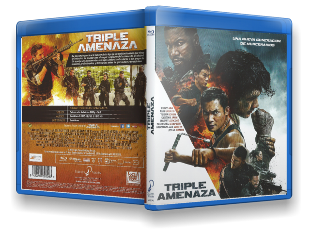 Portada - Triple Amenaza [2019] [Full BluRay 1080p] [Cast/Ing DTS-HD M] [Sub:Cast] [Acción]