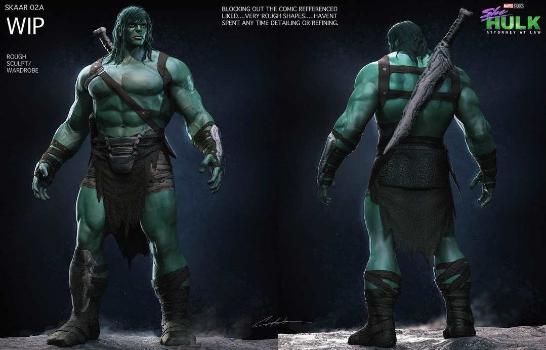 Ini Desain Awal Skaar di She-Hulk, Lebih Garang!, Greenscene