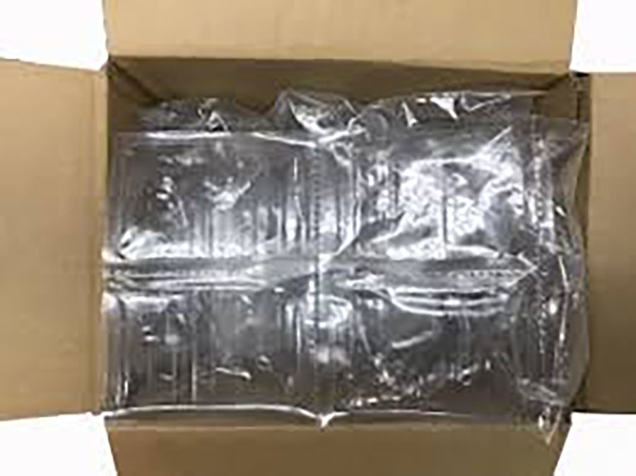 The items are safely packed and stored.