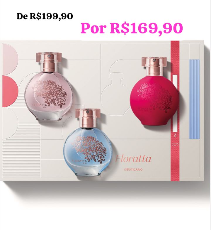 Kit Presente Floratta (3 itens)
