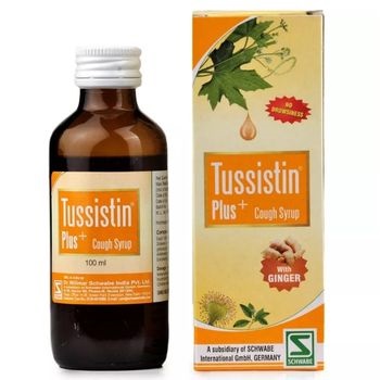 Willmar Schwabe India Tussistin Plus Ginger Cough Syrup (100ml)