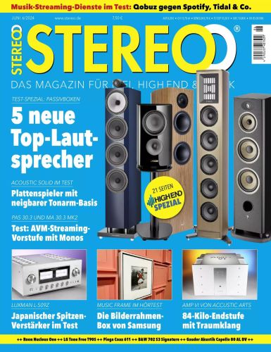 Cover: Stereo Magazin Juni No 06 2024