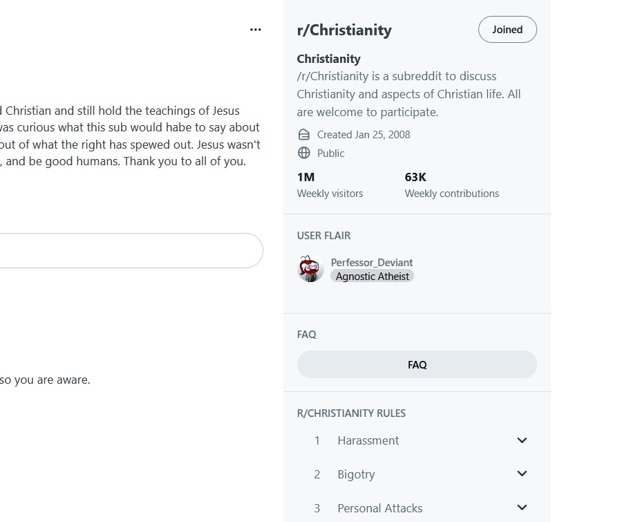 r slash christianity