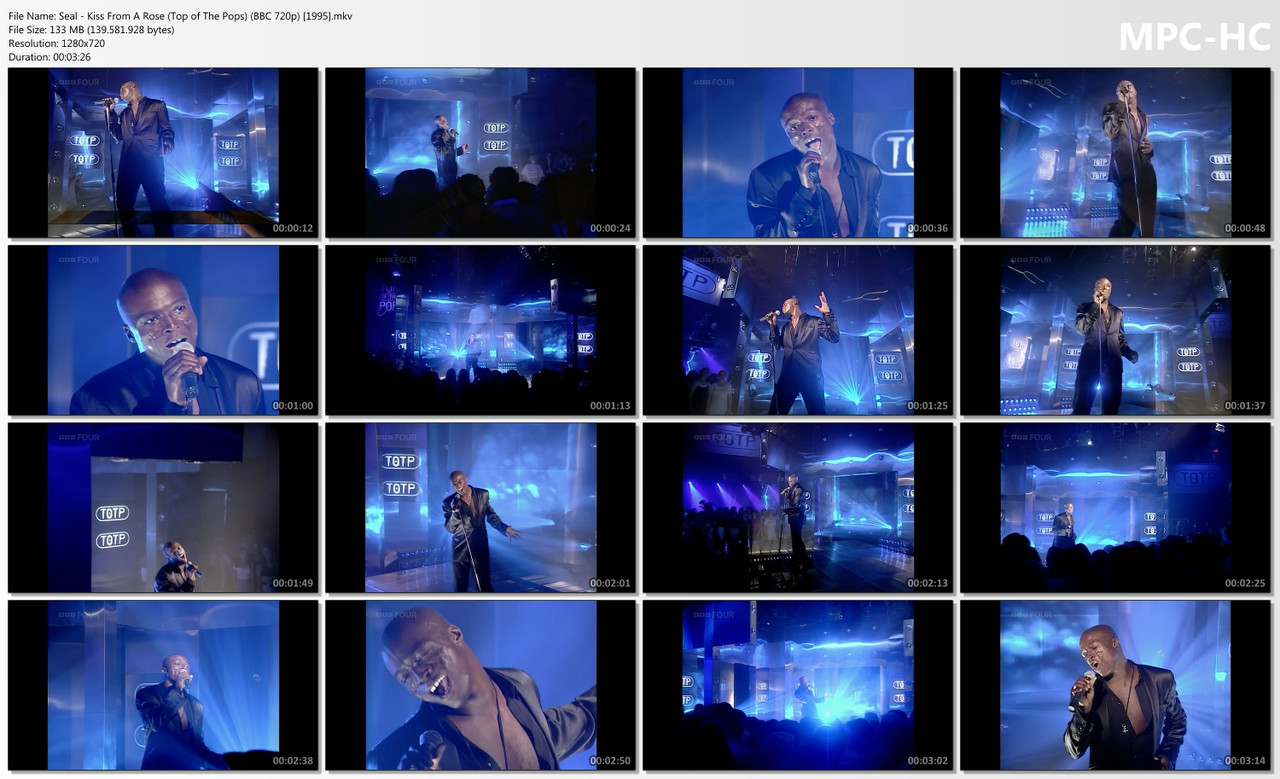 Seal - Kiss From A Rose (Top of The Pops) (BBC 720p) [27.07.1995]
